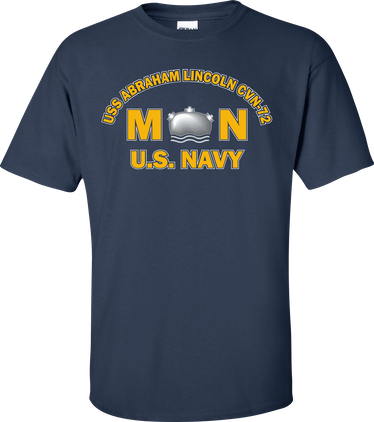 USS ABRAHAM LINCOLN CVN-72 Rate MN Mineman T-Shirt