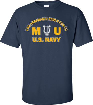 USS ABRAHAM LINCOLN CVN-72 Rate MU Musician T-Shirt