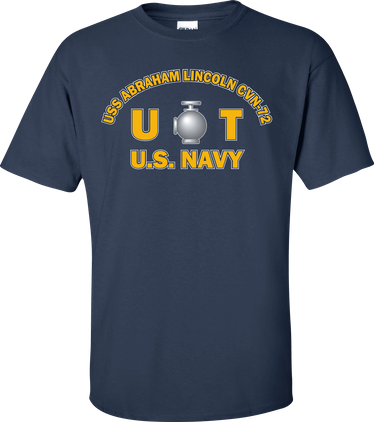 USS ABRAHAM LINCOLN CVN-72 Rate UT Utilitiesman T-Shirt