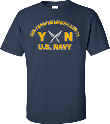 USS ABRAHAM LINCOLN CVN-72 Rate YN Yeoman T-Shirt