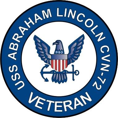 USS Abraham Lincoln CVN-72 Veteran Decal Sticker