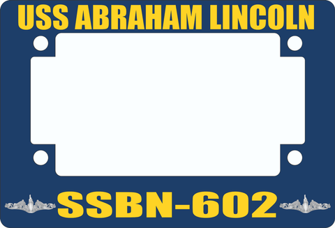 USS Abraham Lincoln SSBN-602 Motorcycle Frame