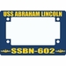USS Abraham Lincoln SSBN-602 Motorcycle Frame