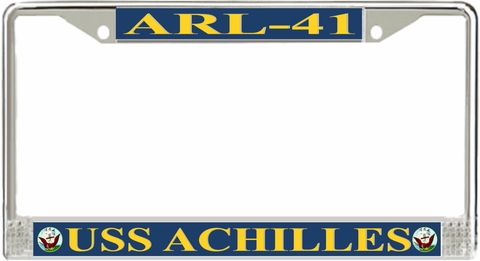 USS Achilles ARL-41 License Plate Frame
