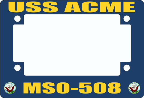 USS Acme MSO-508 Motorcycle Frame