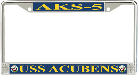 USS Acubens AKS-5 License Plate Frame
