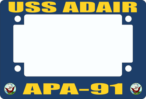 USS Adair APA-91 Motorcycle Frame