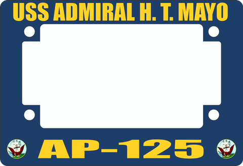 USS Admiral H. T. Mayo AP-125 Motorcycle Frame