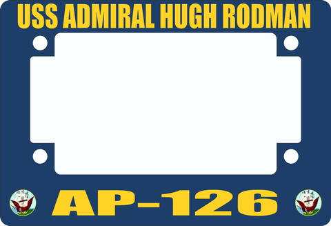 USS Admiral Hugh Rodman AP-126 Motorcycle Frame