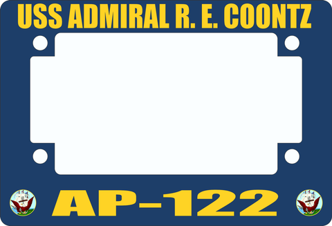 USS Admiral R. E. Coontz AP-122 Motorcycle Frame