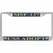 USS Adopt MSF-137 License Plate Frame