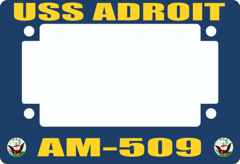 USS Adroit AM-509 Motorcycle Frame