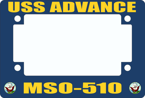 USS Advance MSO-510 Motorcycle Frame