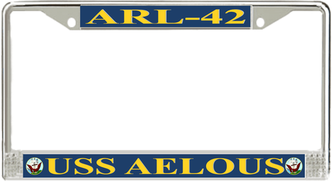 USS Aelous ARL-42 License Plate Frame
