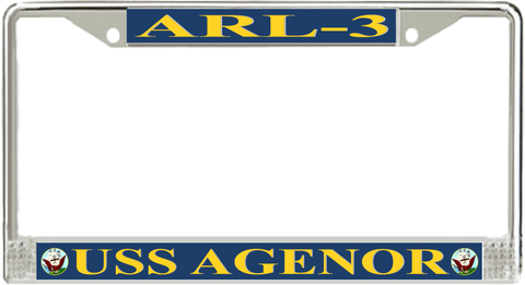 USS Agenor ARL-3 License Plate Frame