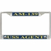 USS Agent AM-139 License Plate Frame