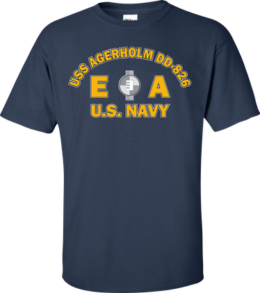USS AGERHOLM DD-826 Rate EA Engineering Aide T-Shirt