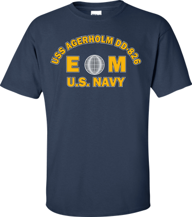 USS AGERHOLM DD-826 Rate EM Electricians Mate T-Shirt