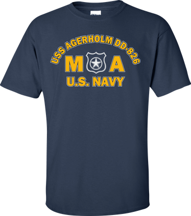 USS AGERHOLM DD-826 Rate MA Master At Arms T-Shirt