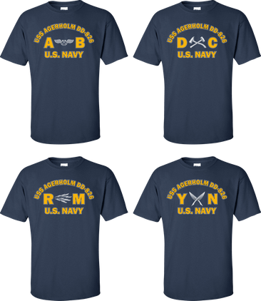 USS AGERHOLM DD-826 Rates Apparel