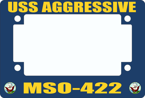 USS Aggressive MSO-422 Motorcycle Frame