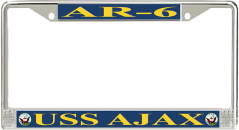 USS Ajax AR-6 License Plate Frame