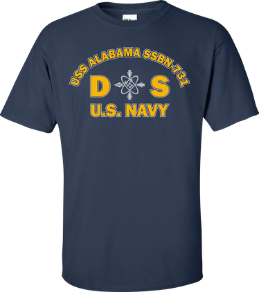 USS ALABAMA SSBN-731 Rate DS Data Systems Technician T-Shirt