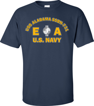 USS ALABAMA SSBN-731 Rate EA Engineering Aide T-Shirt