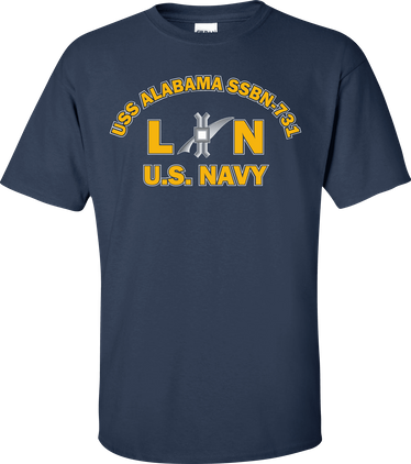 USS ALABAMA SSBN-731 Rate LN Legalman T-Shirt