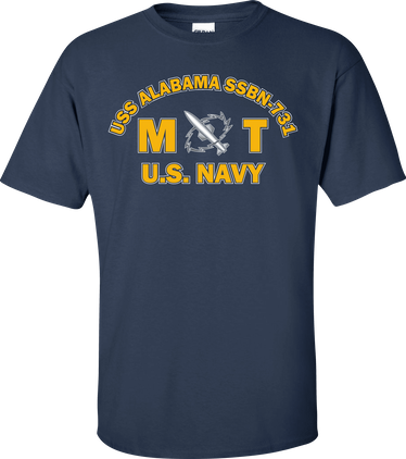 USS ALABAMA SSBN-731 Rate MT Missile Technician T-Shirt