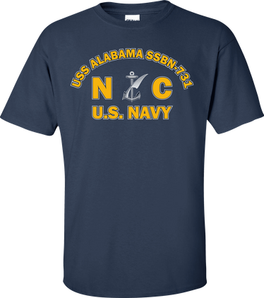 USS ALABAMA SSBN-731 Rate NC Counselor T-Shirt
