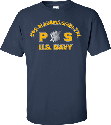 USS ALABAMA SSBN-731 Rate PS Personnelman T-Shirt
