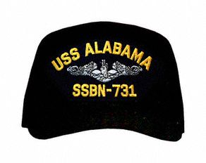 USS Alabama SSBN-731 ( Silver Dolphins ) Submarine Enlisted Cap