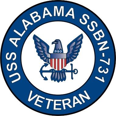 USS Alabama SSBN-731 Veteran Decal Sticker