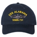 USS Alabama SSBN-731 with Dolphins Unstructured Dad Cap