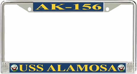 USS Alamosa AK-156 License Plate Frame