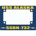 USS Alaska SSBN-732 Motorcycle Frame