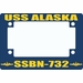 USS Alaska SSBN-732 Motorcycle Frame