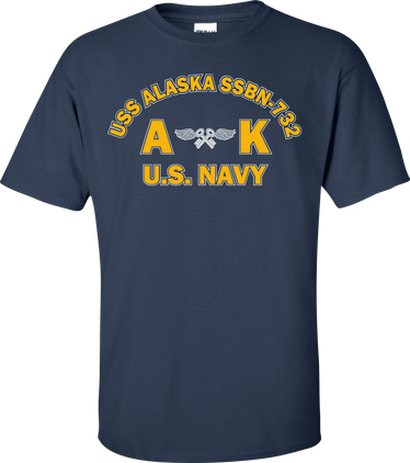 USS ALASKA SSBN-732 Rate AK Aviation Storekeeper T-Shirt