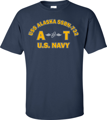 USS ALASKA SSBN-732 Rate AT Aviation Electronics Technician T-Shirt