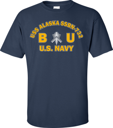 USS ALASKA SSBN-732 Rate BU Builder T-Shirt