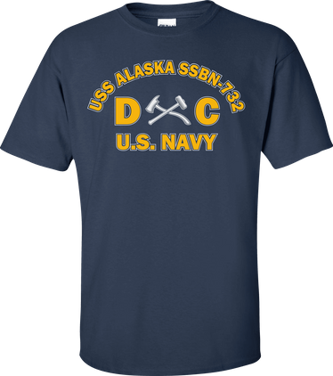 USS ALASKA SSBN-732 Rate DC Damage Controlman T-Shirt