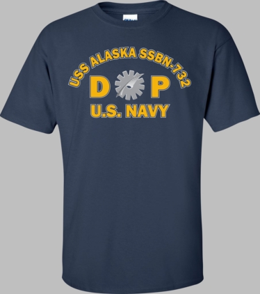 USS ALASKA SSBN-732 Rate DP Data Processing Technician T-Shirt