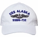 USS Alaska SSBN-732 with Dolphins Unstructured Dad Cap