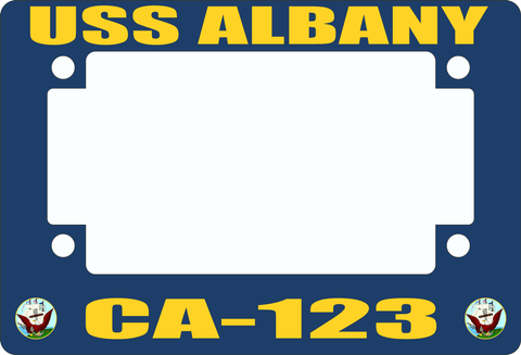 USS Albany CA-123 Motorcycle Frame