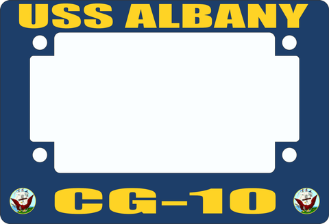 USS Albany CG-10 Motorcycle Frame