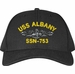 USS Albany SSN-753 Custom Embroidered Cap