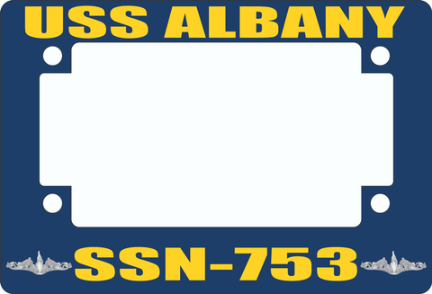 USS Albany SSN-753 Motorcycle Frame