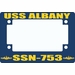 USS Albany SSN-753 Motorcycle Frame