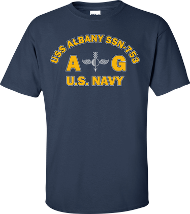 USS ALBANY SSN-753 Rate AG Aerographers Mate T-Shirt